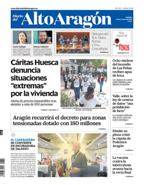 Cover of Diario del Alto Aragon