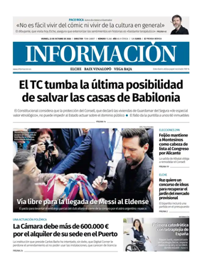 Cover of Diario Informacion (Elche y Vega Baja)