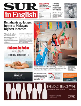 Cover of Diario Sur_Sur in english