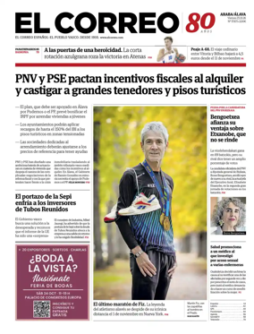 Cover of EL Correo (Alava)