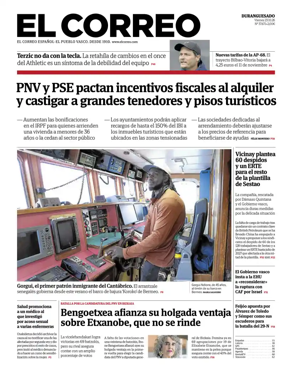 Cover of El Correo (Duranguesado)