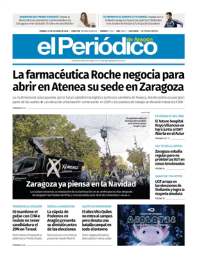 Cover of El Periodico Aragon