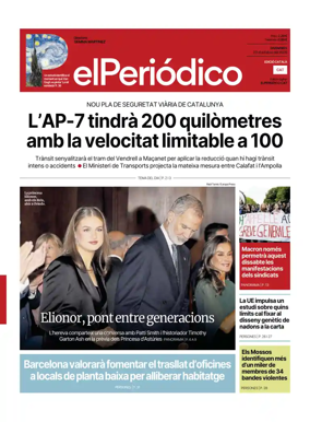 Cover of El Periodico - Catala