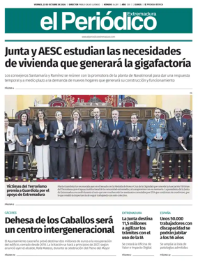 Cover of El Periodico Extremadura