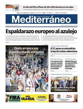 Cover of El Periodico Mediterraneo