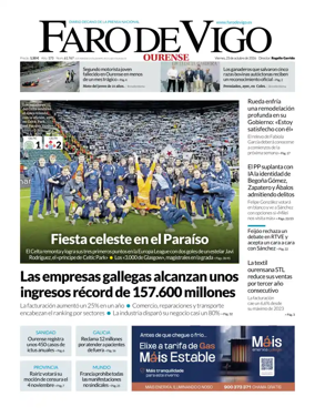 Cover of Faro de Vigo (Ourense)