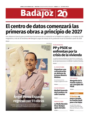 Cover of La Cronica de Badajoz BE