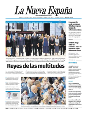 Cover of La Nueva Espana (Oviedo)