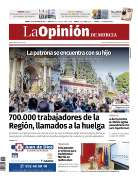 Cover of La Opinion de Murcia