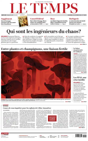 Cover of Le Temps