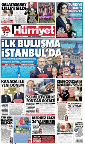 Cover of Hurriyet