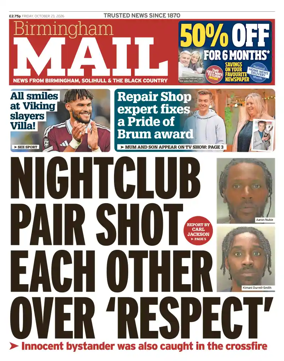 Cover of Birmingham Mail