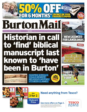 Cover of Burton Mail