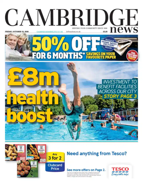 Cover of Cambridge News