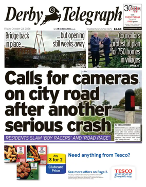 Cover of Derby Telegraph