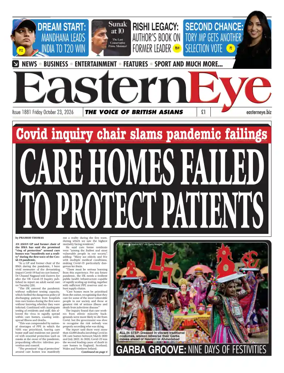 Cover of Eastern Eye (UK)