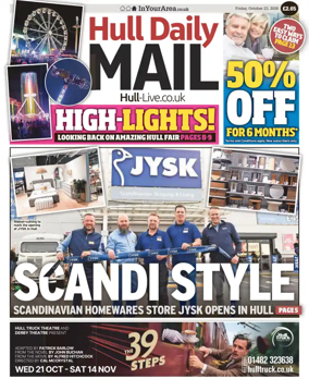 Cover of Hull Daily Mail