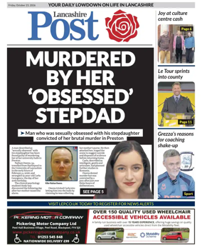 Cover of Lancashire Evening Post