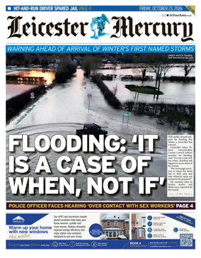 Cover of Leicester Mercury