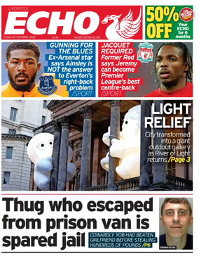 Cover of Liverpool Echo