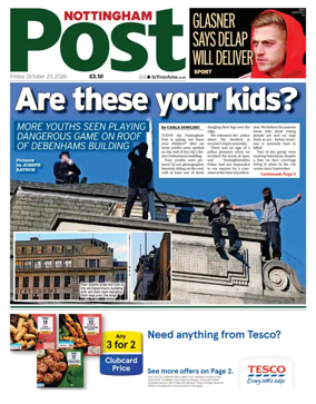 Cover of Nottingham Post