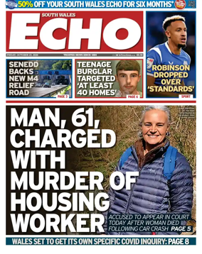 Cover of South Wales Echo