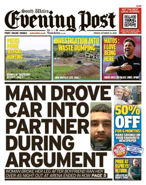 Cover of South Wales Evening Post