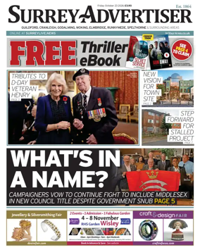 Cover of Surrey Advertiser
