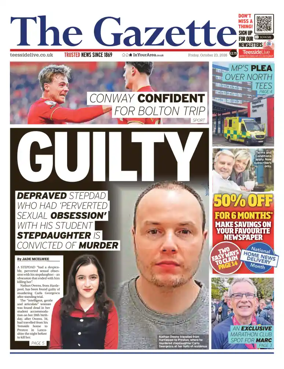 Cover of Teesside Evening Gazette