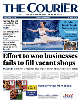 Cover of The Courier & Advertiser (Angus and Dundee)