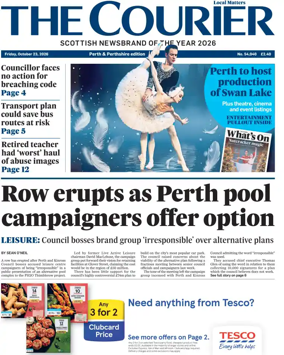 Cover of The Courier & Advertiser (Perth and Perthshire Edition)