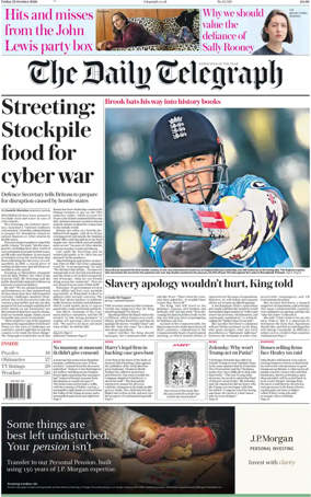 Cover of The Daily Telegraph