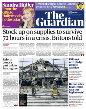 Cover of The Guardian
