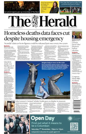 Cover of The Herald (Scotland)