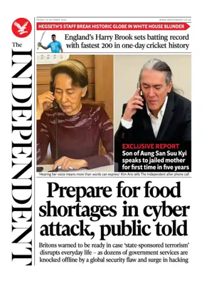 Cover of The Independent