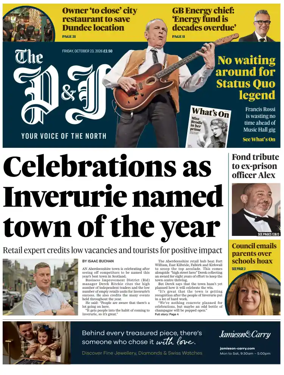 Cover of The Press and Journal (Aberdeen and Aberdeenshire)