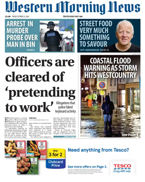 Cover of Western Morning News