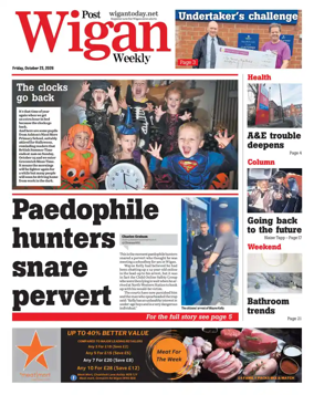 Cover of Wigan Evening Post