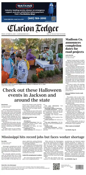 Cover of Clarion Ledger