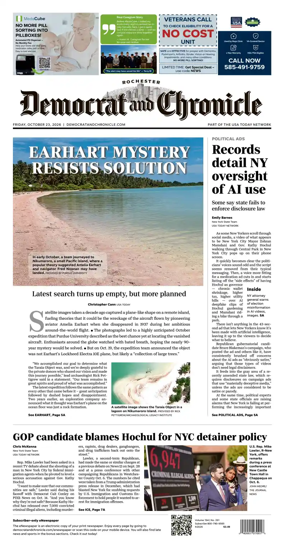 Cover of Democrat and Chronicle