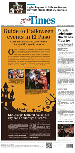 Cover of El Paso Times