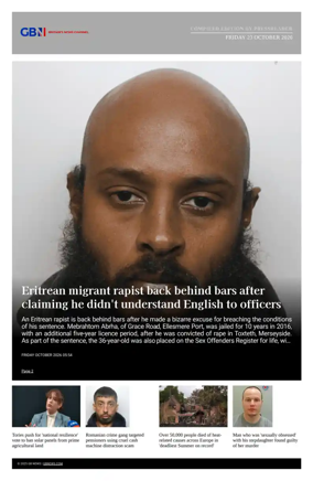 Cover of GB News UK