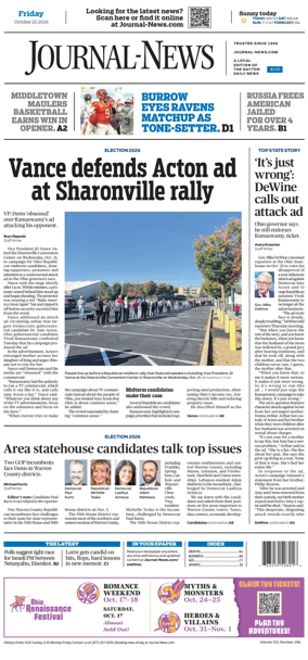 Cover of Hamilton Journal News