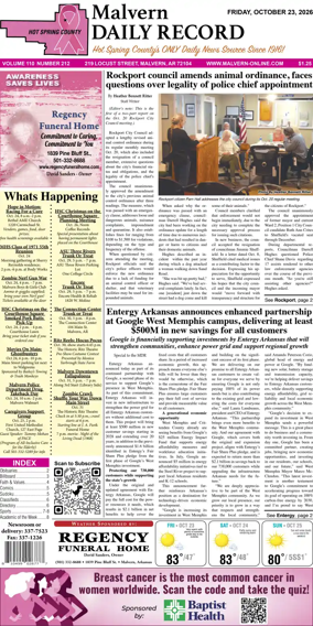 Cover of Malvern Daily Record