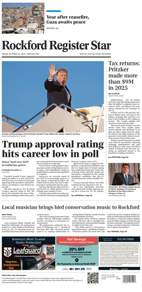 Cover of Rockford Register Star