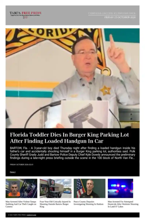 Cover of Tampa Free Press