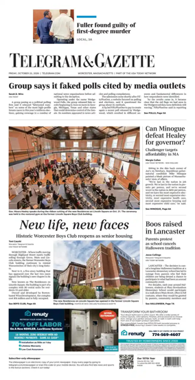 Cover of Telegram & Gazette
