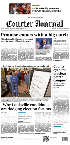 Cover of The Courier-Journal (Louisville)