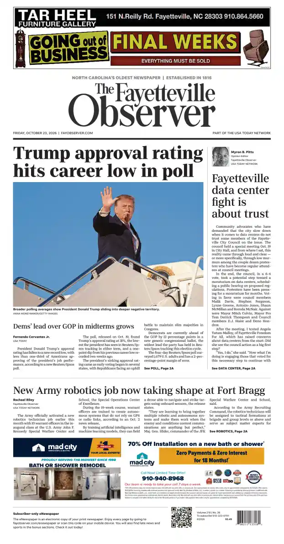 Cover of The Fayetteville Observer