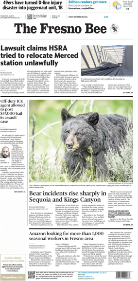 Cover of The Fresno Bee